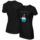 Miami Marlins Tiny Turnip Women's Sundae Helmet T-Shirt - MLB