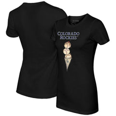 Colorado Rockies Tiny Turnip Women's Triple Scoop T-Shirt - MLB