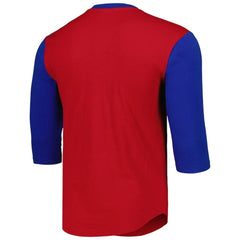 Chicago Cubs Mitchell & Ness Cooperstown Collection Legendary Slub Henley 3/4-Sleeve T-Shirt - MLB