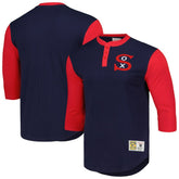 Chicago White Sox Mitchell & Ness Cooperstown Collection Legendary Slub Henley 3/4-Sleeve T-Shirt - MLB