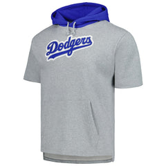 Los Angeles Dodgers Mitchell & Ness Postgame Short Sleeve Pullover Hoodie - MLB