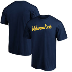 Milwaukee Brewers Official Team Wordmark T-Shirt - MLB