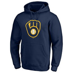 Milwaukee Brewers Official Team Logo Pullover Hoodie - MLB