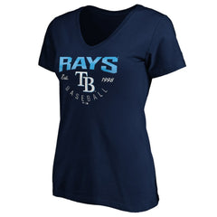 Tampa Bay Rays Women's Core Live For It V-Neck T-Shirt - MLB