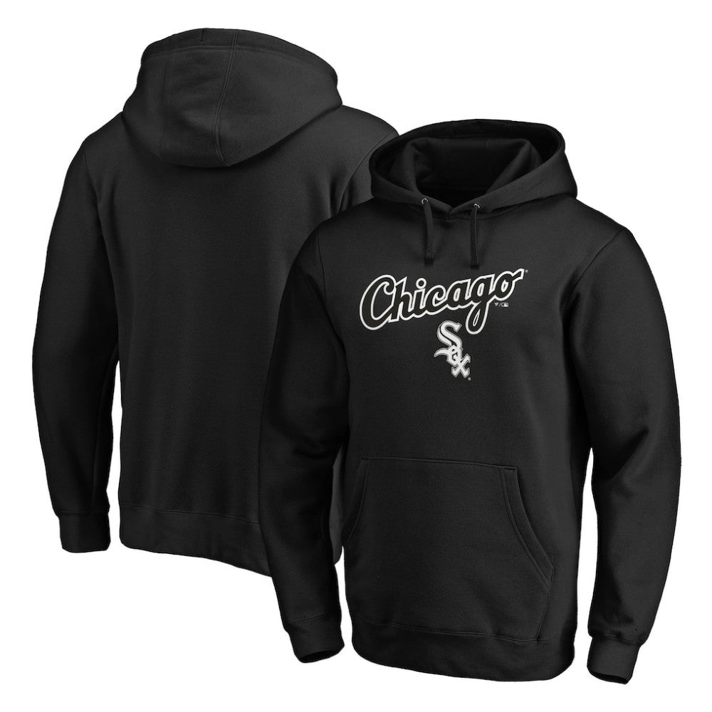 Chicago White Sox Team Lock Up Wordmark Pullover Hoodie - MLB