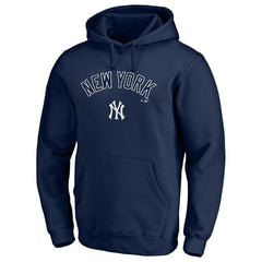 New York Yankees Team Lock Up Wordmark Pullover Hoodie - MLB