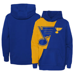 St. Louis Blues Youth Unrivaled Pullover Hoodie - Gold/Blue - NHL