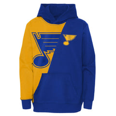 St. Louis Blues Youth Unrivaled Pullover Hoodie - Gold/Blue - NHL