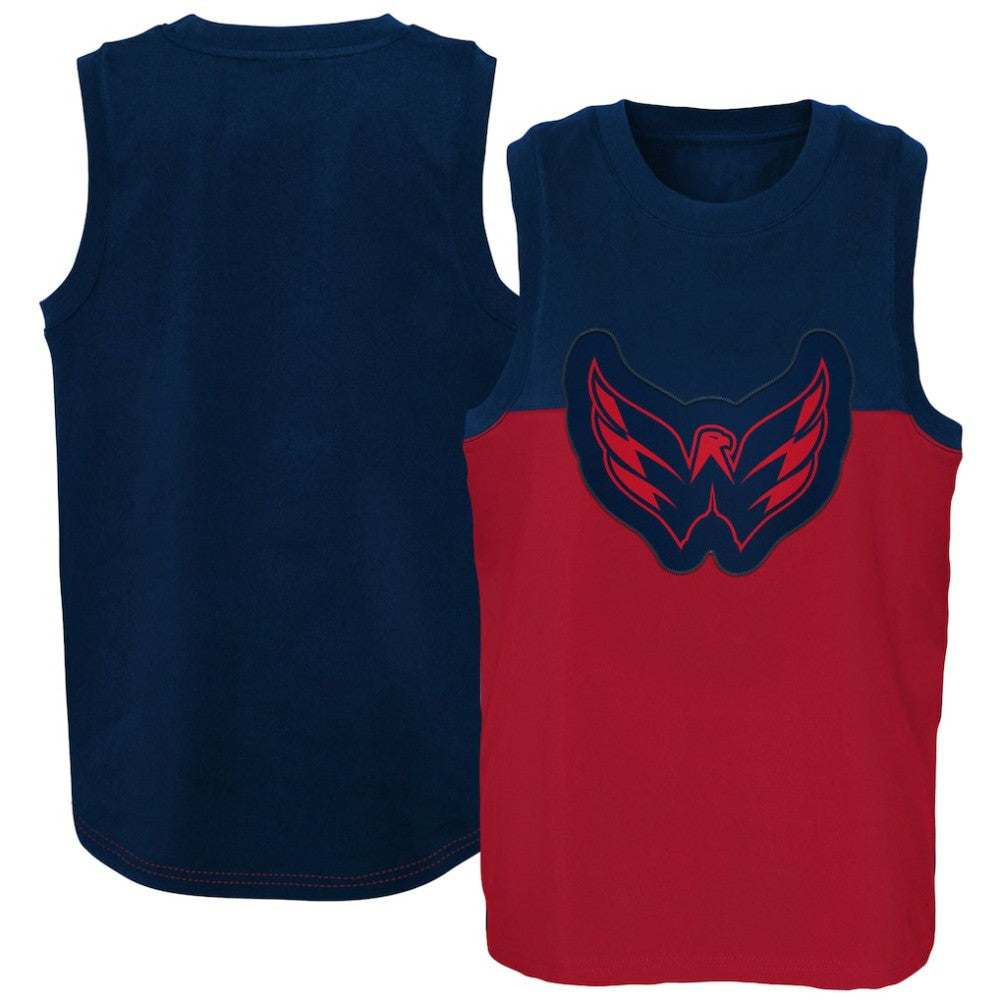 Washington Capitals Youth Revitalize Tank Top - Red/Navy - NHL