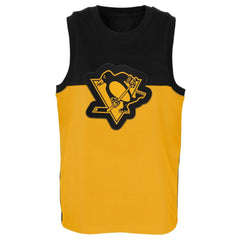 Pittsburgh Penguins Youth Revitalize Tank Top - Gold/Black - NHL