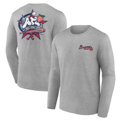 Atlanta Braves Nice Kicks Long Sleeve T-Shirt - MLB