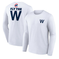 Chicago Cubs Fly the W Long Sleeve T-Shirt - MLB