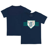 Seattle Mariners Tiny Turnip Youth Base Stripe T-Shirt - MLB