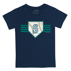 Seattle Mariners Tiny Turnip Youth Base Stripe T-Shirt - MLB