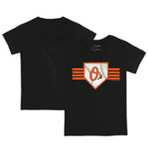 Baltimore Orioles Tiny Turnip Youth Base Stripe T-Shirt - MLB