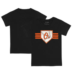 Baltimore Orioles Tiny Turnip Youth Base Stripe T-Shirt - MLB