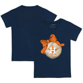 Houston Astros Tiny Turnip Youth Baseball Bow T-Shirt - MLB