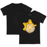Pittsburgh Pirates Tiny Turnip Youth Baseball Bow T-Shirt - MLB