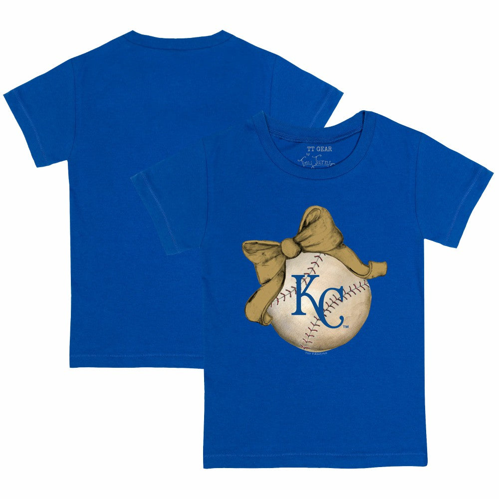 Kansas City Royals Tiny Turnip Youth Baseball Bow T-Shirt - MLB