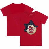 St. Louis Cardinals Tiny Turnip Youth Baseball Bow T-Shirt - MLB