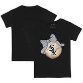 Chicago White Sox Tiny Turnip Youth Baseball Bow T-Shirt - MLB