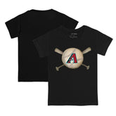 Arizona Diamondbacks Tiny Turnip Youth Baseball Cross Bats T-Shirt - MLB