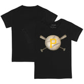 Pittsburgh Pirates Tiny Turnip Youth Baseball Cross Bats T-Shirt - MLB