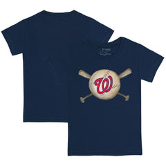 Washington Nationals Tiny Turnip Youth Baseball Cross Bats T-Shirt - MLB