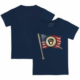 Milwaukee Brewers Tiny Turnip Youth Baseball Flag T-Shirt - MLB