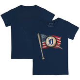 Detroit Tigers Tiny Turnip Youth Baseball Flag T-Shirt - MLB