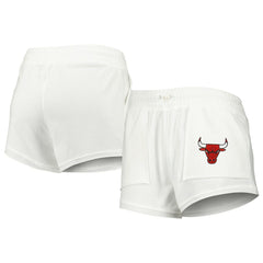 Chicago Bulls Concepts Sport Women's Sunray Shorts White - NBA