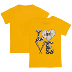 San Diego Padres Tiny Turnip Youth Baseball Love T-Shirt - MLB