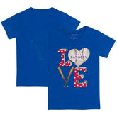 Texas Rangers Tiny Turnip Youth Baseball Love T-Shirt - MLB