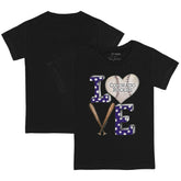 Colorado Rockies Tiny Turnip Youth Baseball Love T-Shirt - MLB