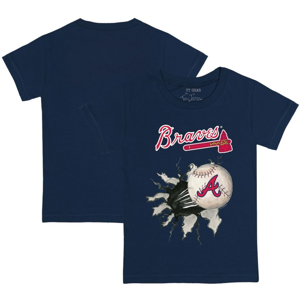 Atlanta Braves Tiny Turnip Youth Baseball Tear T-Shirt - MLB