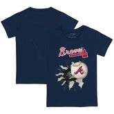 Atlanta Braves Tiny Turnip Youth Baseball Tear T-Shirt - MLB