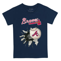 Atlanta Braves Tiny Turnip Youth Baseball Tear T-Shirt - MLB