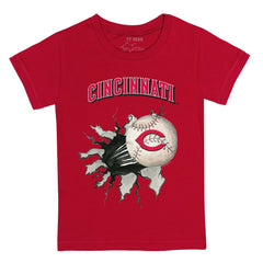 Cincinnati Reds Tiny Turnip Youth Baseball Tear T-Shirt - MLB