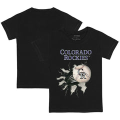 Colorado Rockies Tiny Turnip Youth Baseball Tear T-Shirt - MLB