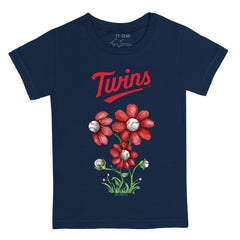 Minnesota Twins Tiny Turnip Youth Blooming Baseballs T-Shirt - MLB