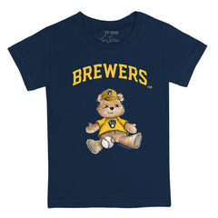 Milwaukee Brewers Tiny Turnip Youth Teddy Boy T-Shirt - MLB