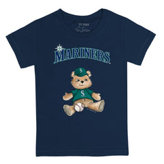 Seattle Mariners Tiny Turnip Youth Teddy Boy T-Shirt - MLB