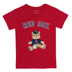 Boston Red Sox Tiny Turnip Youth Teddy Boy T-Shirt - MLB