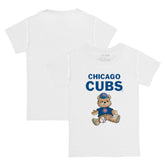 Chicago Cubs Tiny Turnip Youth Teddy Boy T-Shirt - MLB