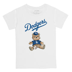 Los Angeles Dodgers Tiny Turnip Youth Teddy Boy T-Shirt - MLB