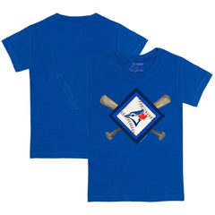 Toronto Blue Jays Tiny Turnip Youth Diamond Cross Bats T-Shirt - MLB