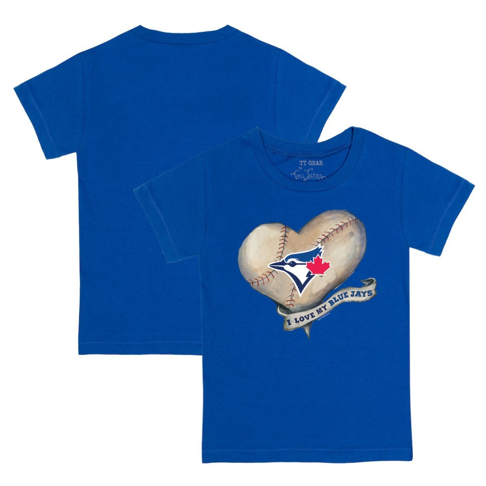 Toronto Blue Jays Tiny Turnip Youth Heart Banner T-Shirt - MLB