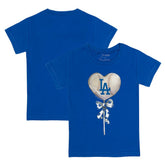 Los Angeles Dodgers Tiny Turnip Youth Heart Lolly T-Shirt - MLB