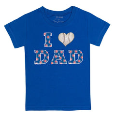 Chicago Cubs Tiny Turnip Youth I Love Dad T-Shirt - MLB