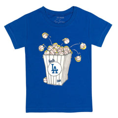 Los Angeles Dodgers Tiny Turnip Youth Popcorn T-Shirt - MLB